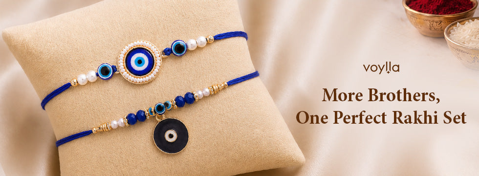 Rakhi Set of 2 & 4 for Brothers 2026 | Voylla