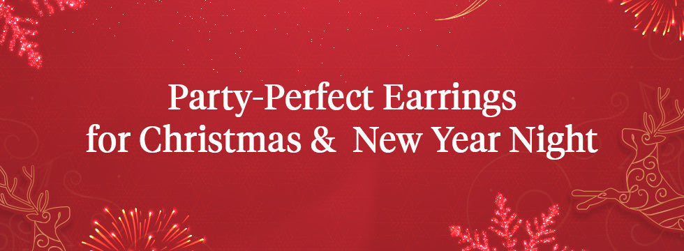 Party-Perfect Earrings for Christmas & New Year Night