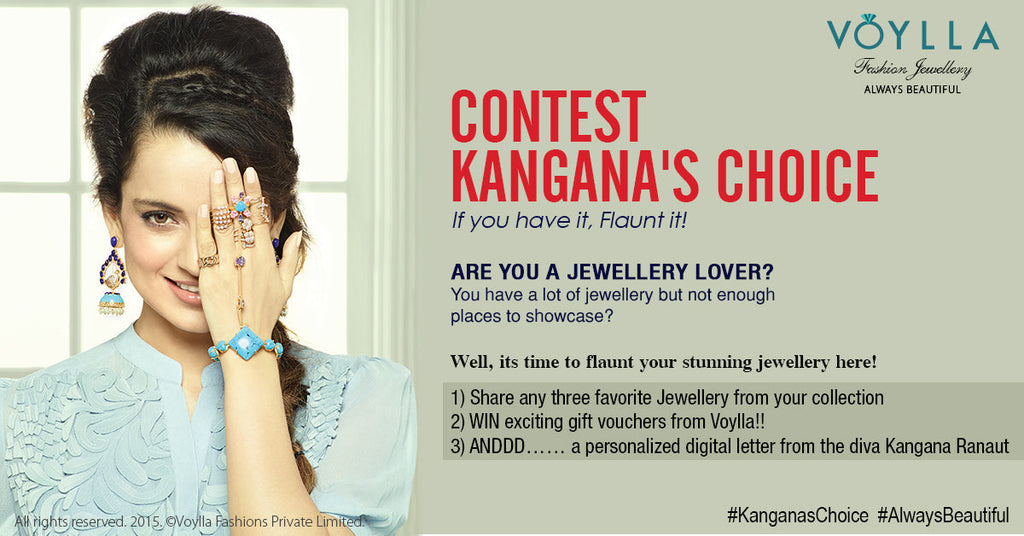 Kangana's Choice Contest – Enter & Win Big!
