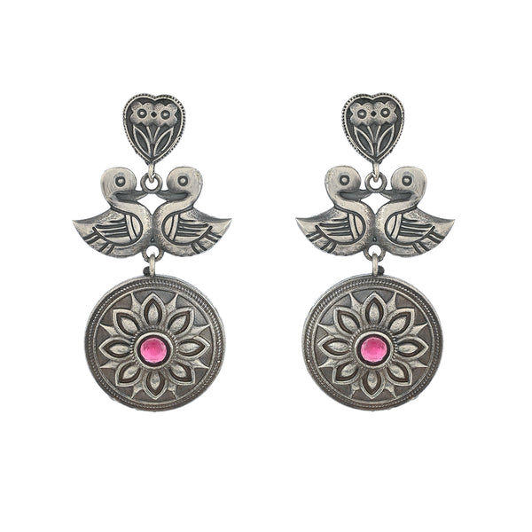 RVM Jewels Partners In Crime Stainless Steel Silver Couple Pendant Friendship's Special BFF Bestie Necklace Set For Men & Women