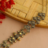 Temple of Love Lattice Pattern Choker Necklace