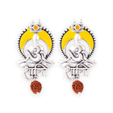 Aham Brahmasmi Om Shanti Earrings