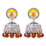 Aham Brahmasmi Shanti Jhumka Earrings