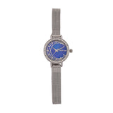 Voylla Crescent Motif Blue Dial Watch