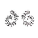 Fresh Fern Flora Spiral Earrings