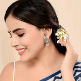 Morni Avalyn Earrings With Ear Chain
