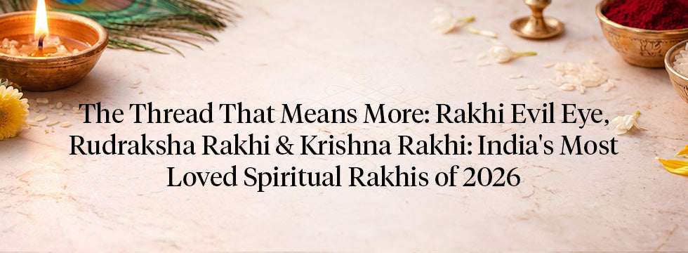 The Thread That Means More: Rakhi Evil Eye, Rudraksha Rakhi & Krishna Rakhi – India's Most Loved Spiritual Rakhis of 2026