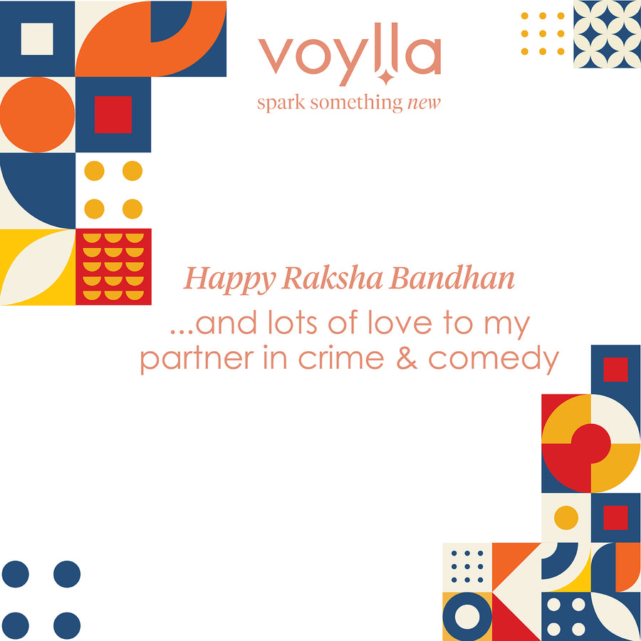 Celebrate Rakshabandhan with a Rakhi E-Gift Card | Voylla
