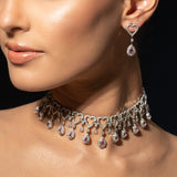 Halo Essence Heart Collar Necklace Set