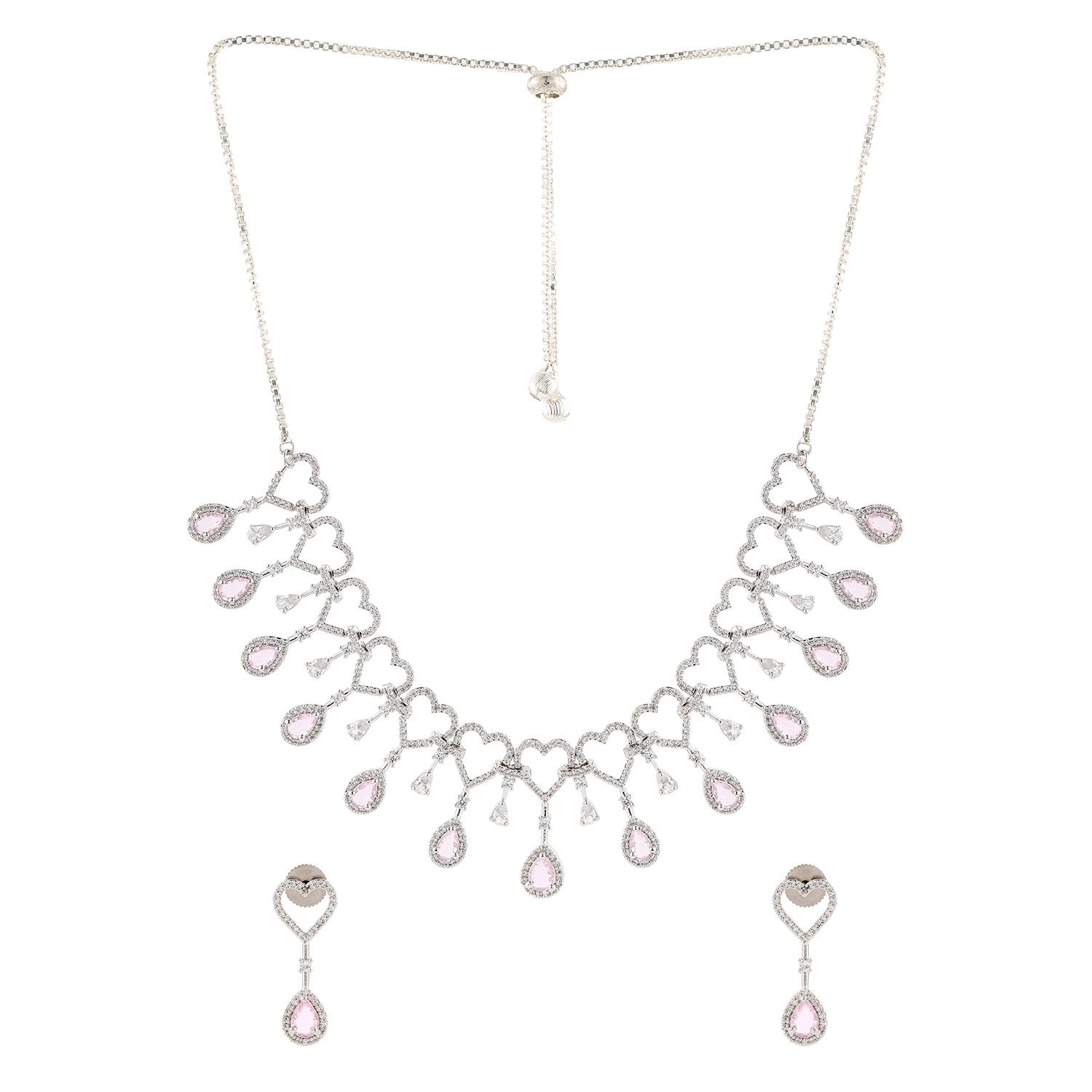 Halo Essence Heart Collar Necklace Set