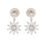 Korean Bling Daisy Drops Earrings