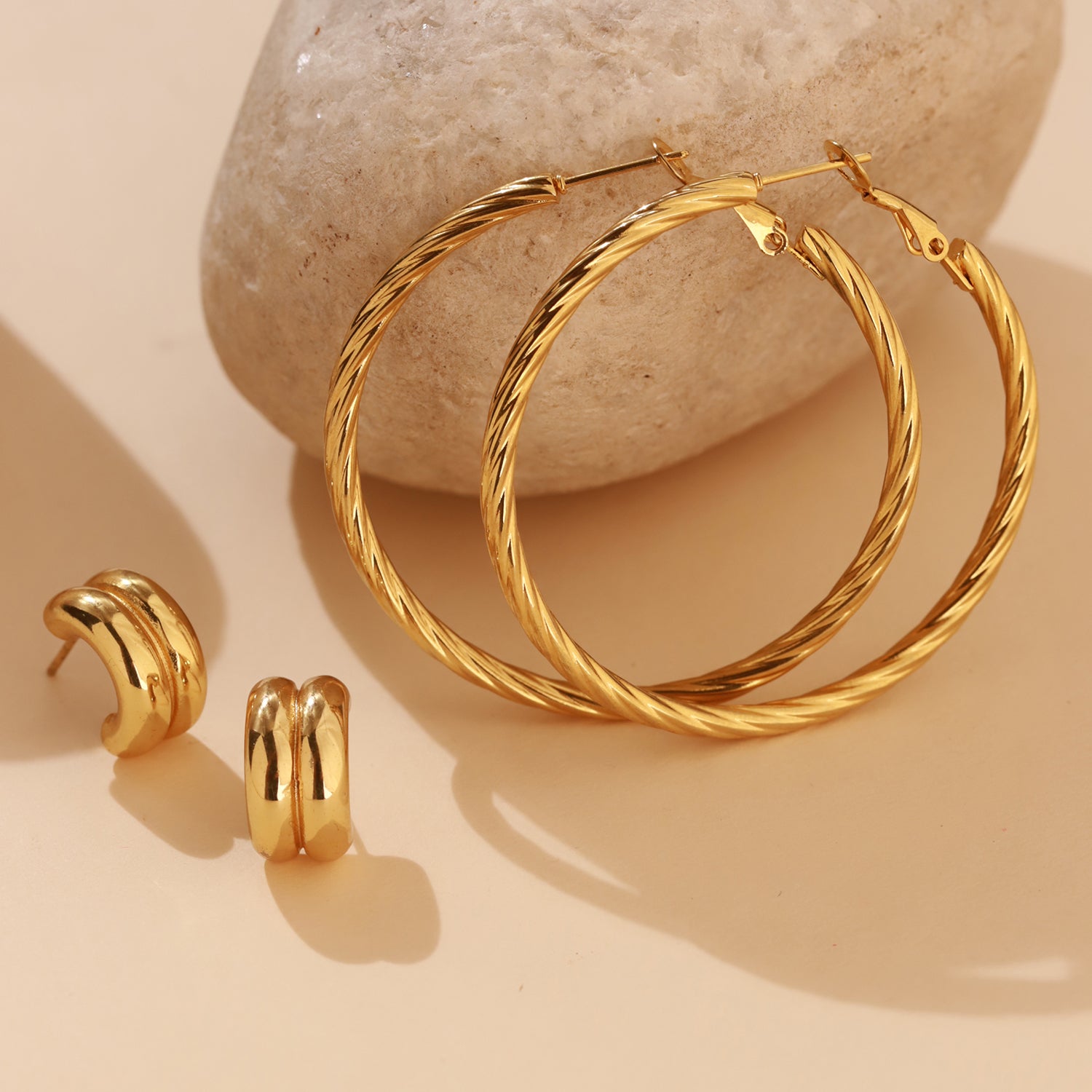 Korean Bling Everyday Glam Set Earrings – VOYLLA - Main Image