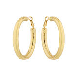 Korean Bling Neo Classic Hoops Earrings