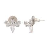 Korean Bling Crystal Wings Studs Earrings