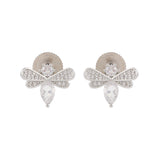Korean Bling Crystal Wings Studs Earrings