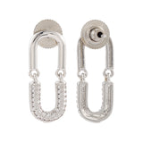 Korean Bling Silverspark Loop Drop Earrings