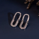 Korean Bling Silverspark Loop Drop Earrings