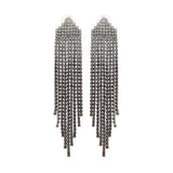 Korean Bling Eclipse Tassel Earrings Earrings