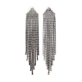 Korean Bling Eclipse Tassel Earrings Earrings