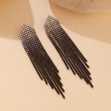 Korean Bling Eclipse Tassel Earrings Earrings