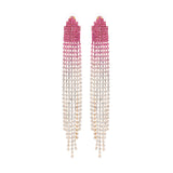Korean Bling Cosmic Tassel Earrings Earrings