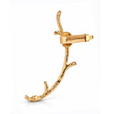 Korean Bling Golden Vine CZ Ear Cuff Earring