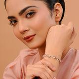 Sparkling Essentials Blush Leaf Tulip Bracelet