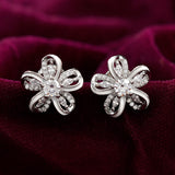 Sparkling Essentials Cosmic Blossom Stud Earrings
