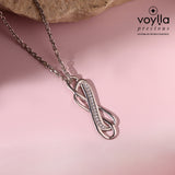Valentine’s Day Eternal Grace Sterling Silver Infinity Pendant