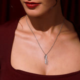 Valentine’s Day Eternal Grace Sterling Silver Infinity Pendant