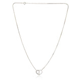 Valentine’s Day Entwined in Love Sterling Silver Necklace