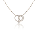 Valentine’s Day Entwined in Love Sterling Silver Necklace