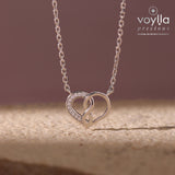 Valentine’s Day Entwined in Love Sterling Silver Necklace