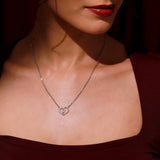 Valentine’s Day Entwined in Love Sterling Silver Necklace
