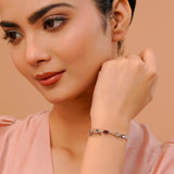 Sparkling Essentials Mocha Line Tulip Bracelet