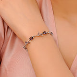 Sparkling Essentials Mocha Line Tulip Bracelet
