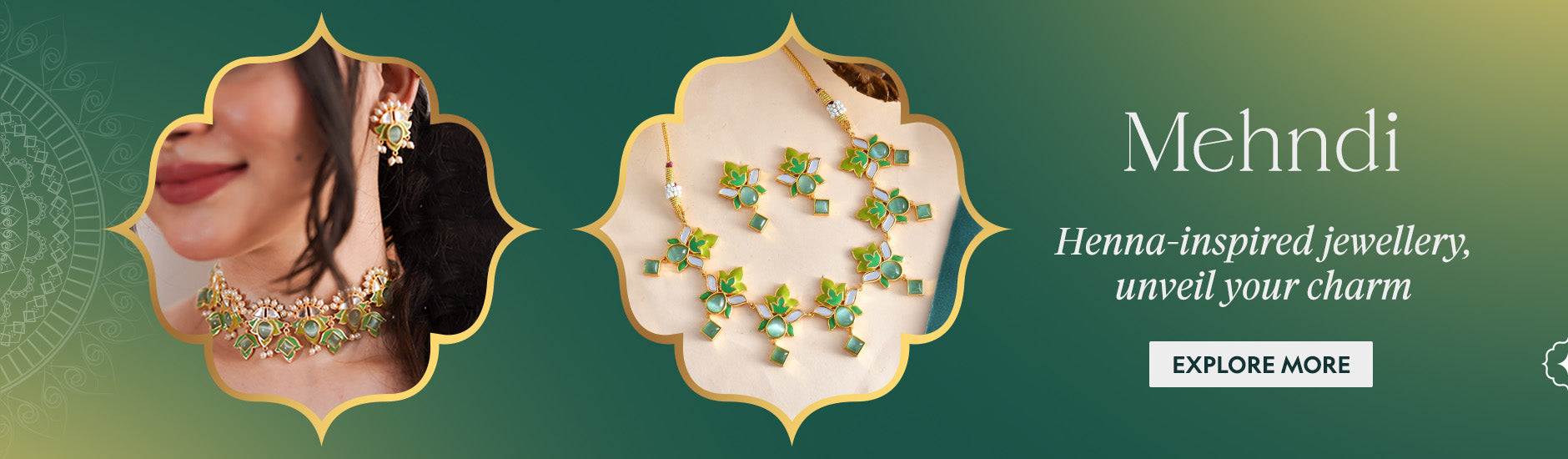 voylla.com - Heena inspired jewellery for the Mehndi ceremony