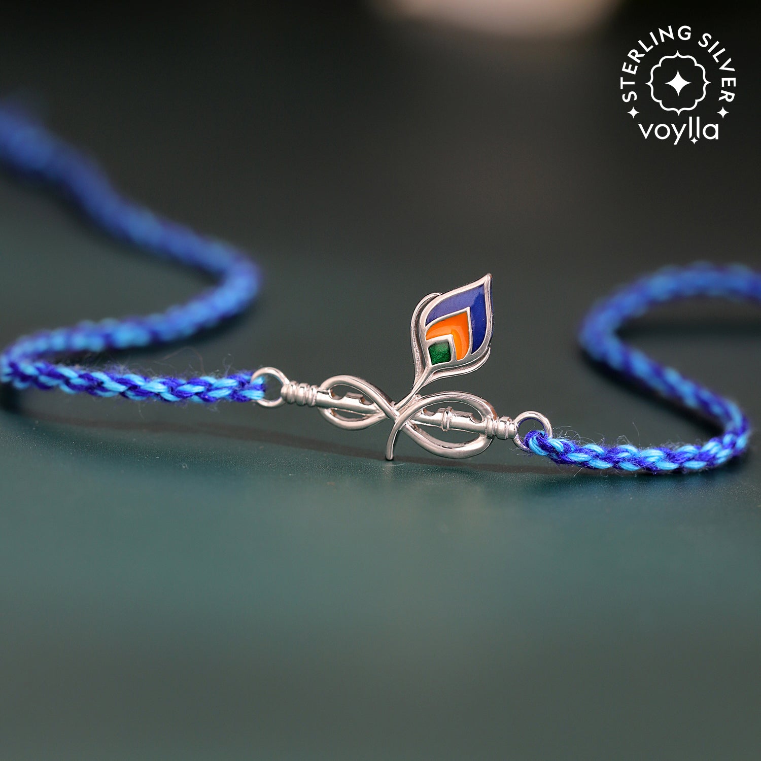 Silver Rakhi for Brother