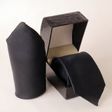 Midnight Navy Classic Men’s Tie & Pocket Square Gift Set