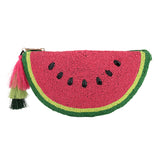 Tropical Pop Watermelon Beaded Clutch Sling Bag