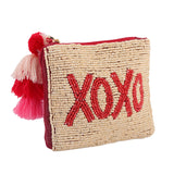 XOXO Beaded Coin Bag
