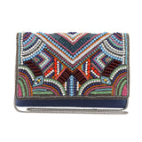 Boho Glam Beaded Party Clutch Bag