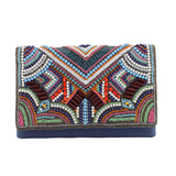 Boho Glam Beaded Party Clutch Bag