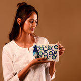 Evil Eye Beaded Clutch Bag