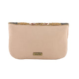 Golden Radiance Beaded Clutch Bag