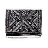 Midnight Luxe Beaded Clutch Bag