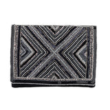 Midnight Luxe Beaded Clutch Bag
