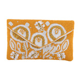 Sunshine Bloom Beaded Clutch Bag