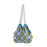 Boho Bloom Crochet Tote Bag