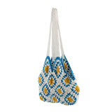 Boho Bloom Crochet Tote Bag